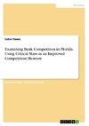 Examining Bank Competition in Florida. Using Critical Mass as an Improved Competition Measure