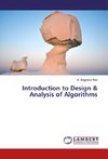 Introduction to Design & Analysis of Algorithms