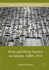 Print and Party Politics in Ireland, 1689-1714