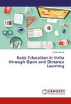 Basic Education in India through Open and Distance Learning