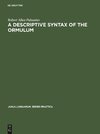 A descriptive syntax of the Ormulum