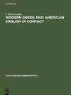 Modern Greek and American English in Contact