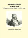 Ferdinando Carulli 15 Morceaux  In Tablature and Modern Notation  For Baritone Ukulele