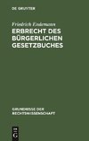 Erbrecht des Bürgerlichen Gesetzbuches