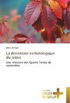 La dimension eschatologique du jeûne