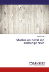 Studies on novel ion exchange resin