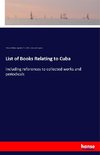 List of Books Relating to Cuba