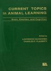 Dachowski, L: Current Topics in Animal Learning