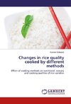 Changes in rice quality cooked by different methods