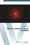 Optical analysis of foam lamellae