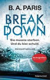 Breakdown - Sie musste sterben. Und du bist schuld