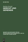 Gericht und Gemeinde