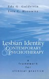 Lesbian Identity and Contemporary Psychotherapy