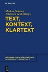 Text, Kontext, Klartext