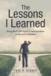 The Lessons I Learned