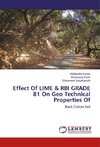 Effect Of LIME & RBI GRADE 81 On Geo Technical Properties Of