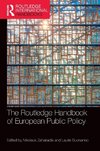 The Routledge Handbook of European Public Policy