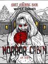 Adult Coloring Book Horror Cabin