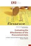 Evaluating the Effectiveness of the Procurement Acts