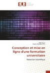 Conception et mise en ligne d'une formation universitaire