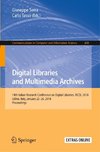 Digital Libraries and Multimedia Archives