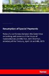 Resumption of Speciel Payments