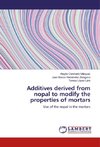 Additives derived from nopal to modify the properties of mortars