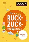 Mein Ruckzuck-Übungsblock Das Abc 1. Klasse