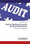 Role of Auditing Towards Budget Performance