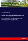 Births, Baptisms, Marriages and Deaths