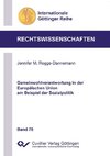 Gemeinwohlverantwortung in der Europäischen Union am Beispiel der Sozialpolitik