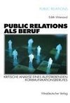 Public Relations als Beruf