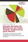 Estudio Mundial de Matrículas por Edad Simple: Sugerencias para México