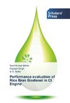 Performance evaluation of Rice Bran Biodiesel in CI Engine