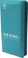 Die Bibel. Taschenausgabe verde mit Reißverschluss