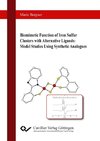 Biomimetic Function of Iron Sulfur Clusters with Alternative Ligands