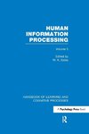 Estes, W: Handbook of Learning and Cognitive Processes (Volu