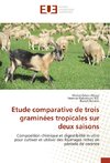 Etude comparative de trois graminées tropicales sur deux saisons