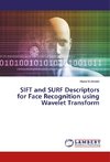 SIFT and SURF Descriptors for Face Recognition using Wavelet Transform