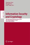 Information Security and Cryptology