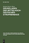 Grundlagen des mittelhochdeutschen Strophenbaus