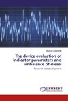 The device evaluation of indicator parameters and imbalance of diesel