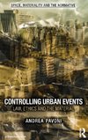 Controlling Urban Events