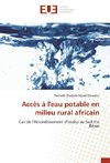 Accès à l'eau potable en milieu rural africain