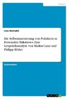 Die Selbstinszenierung von Politikern in Personality-Talkshows. Eine Gesprächsanalyse von Markus Lanz und Philipp Rösler