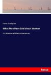 What Men Have Said about Woman