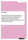 Sozioökonomische Erbebenrisiken als räumliche Hazards. Naturgefahr und Agglomeration der tektonischen Beeinflussung Kaliforniens durch die San Andreas-Verwerfung