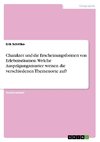 Charakter und die Erscheinungsformen von Erlebnisräumen. Welche Ausprägungsmuster weisen die verschiedenen Themenorte auf?