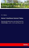 Haines' Interlinear Interest Tables