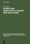 Norm und Geschichtlichkeit der Dichtung